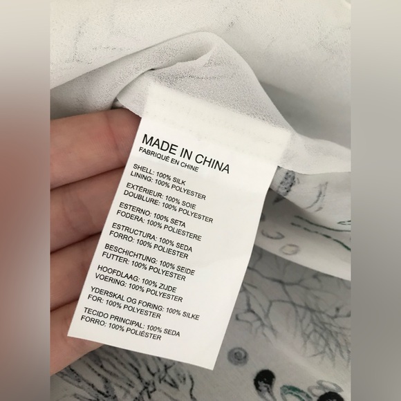 Club Monaco silk cropped top - Picture 9 of 16